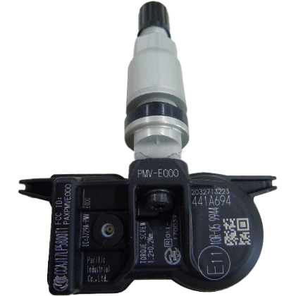 TPMS clamp in valve for automobile