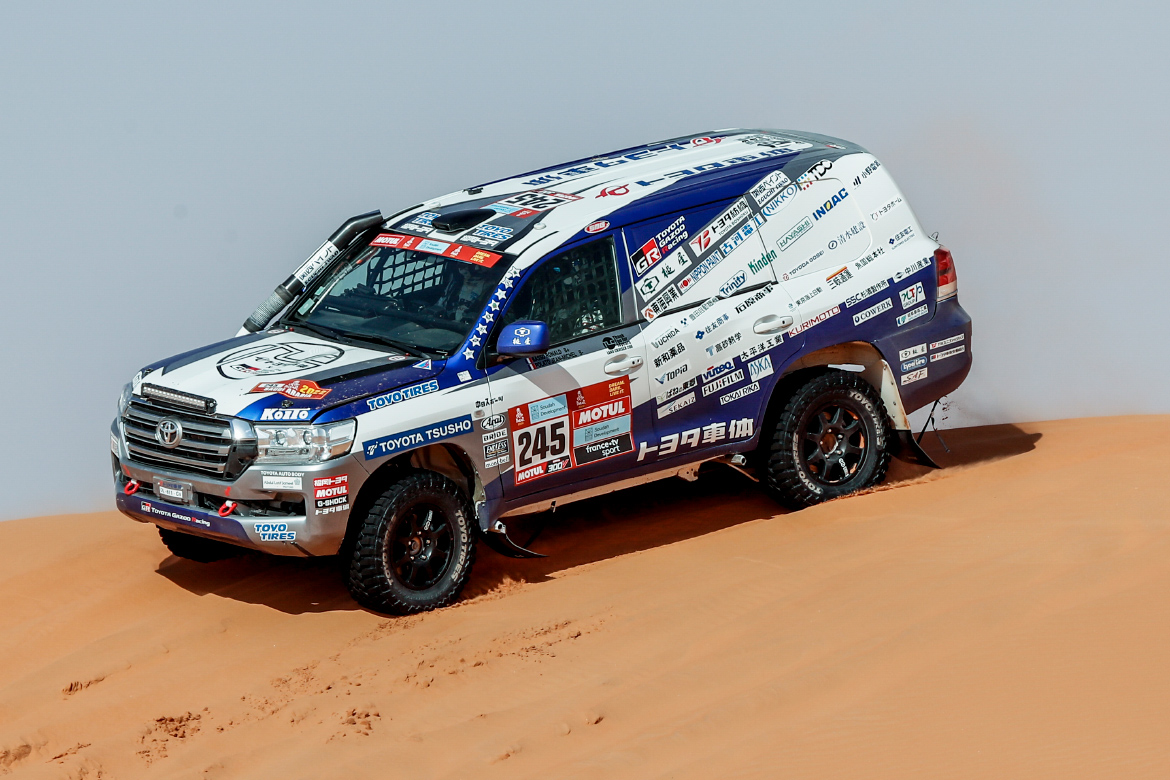 Team Land Cruiser TOYOTA AUTO BODY, which has had 9 consecutive victories in the commercial vehicle category (Image: Toyota Auto Body Co., Ltd.)