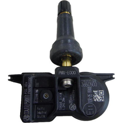 TPMS snap in valve for automobile