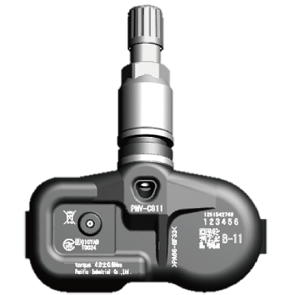 TPMS Transmitter clamp in valve Type C