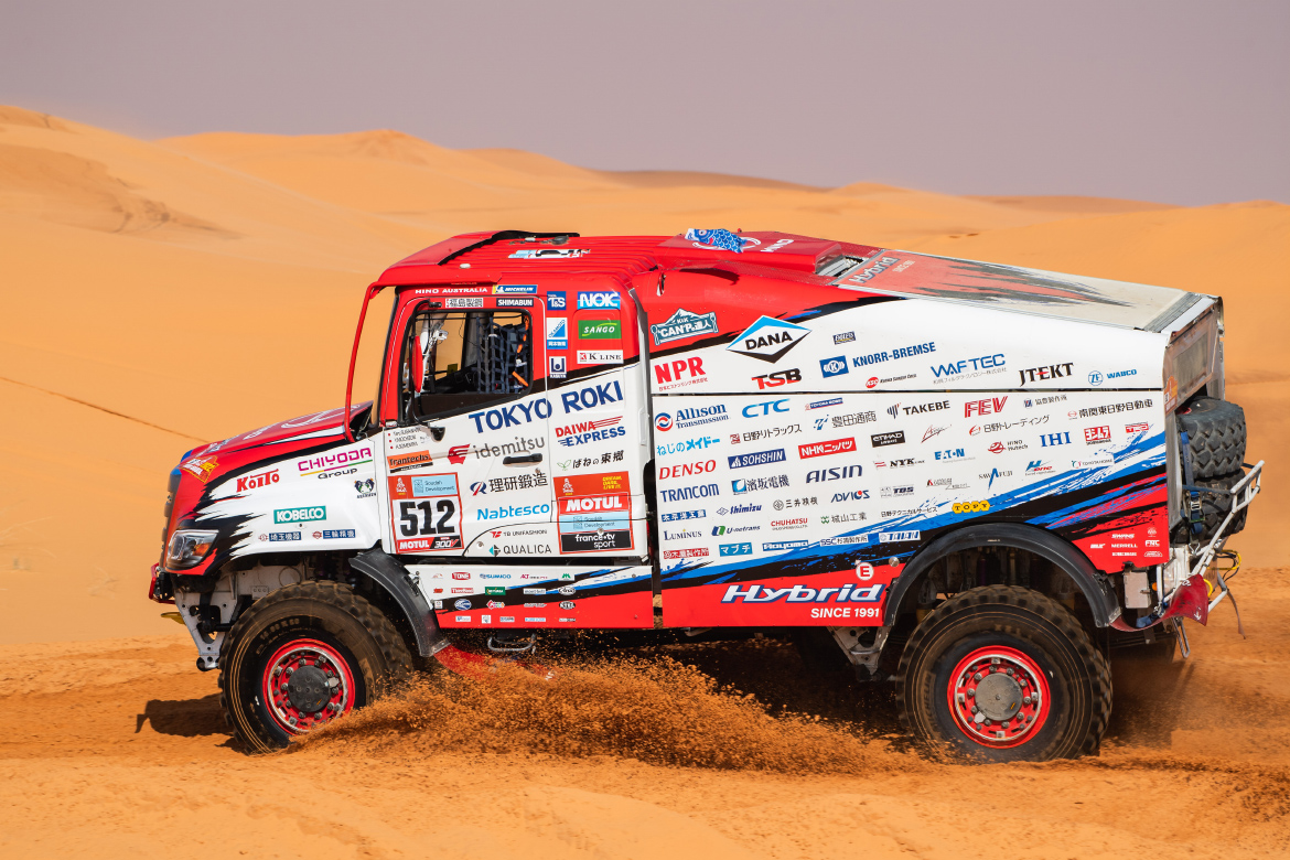 Hino Team Sugawara, which completed the truck category (Image: Hino Motors, Ltd.)