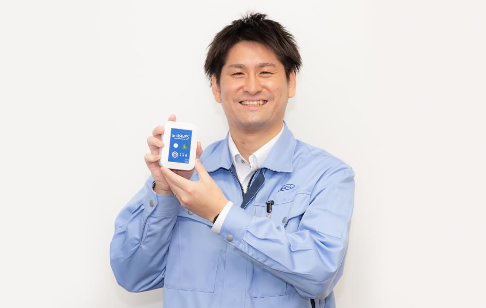 ①転写箔の位置決め