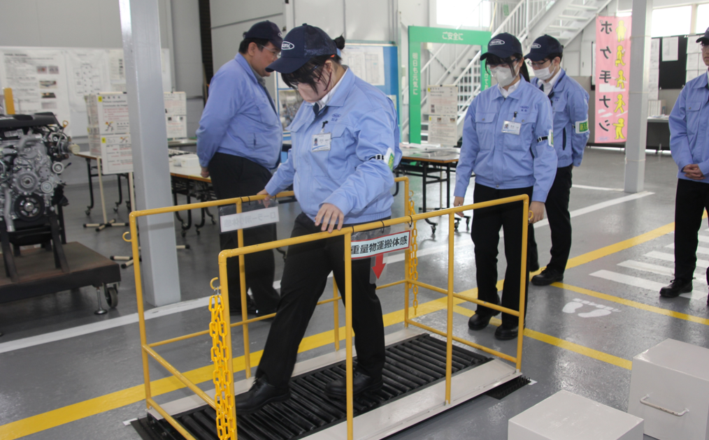 新入社員向けの安全体感教育